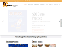 Tablet Screenshot of diegocmartin.com